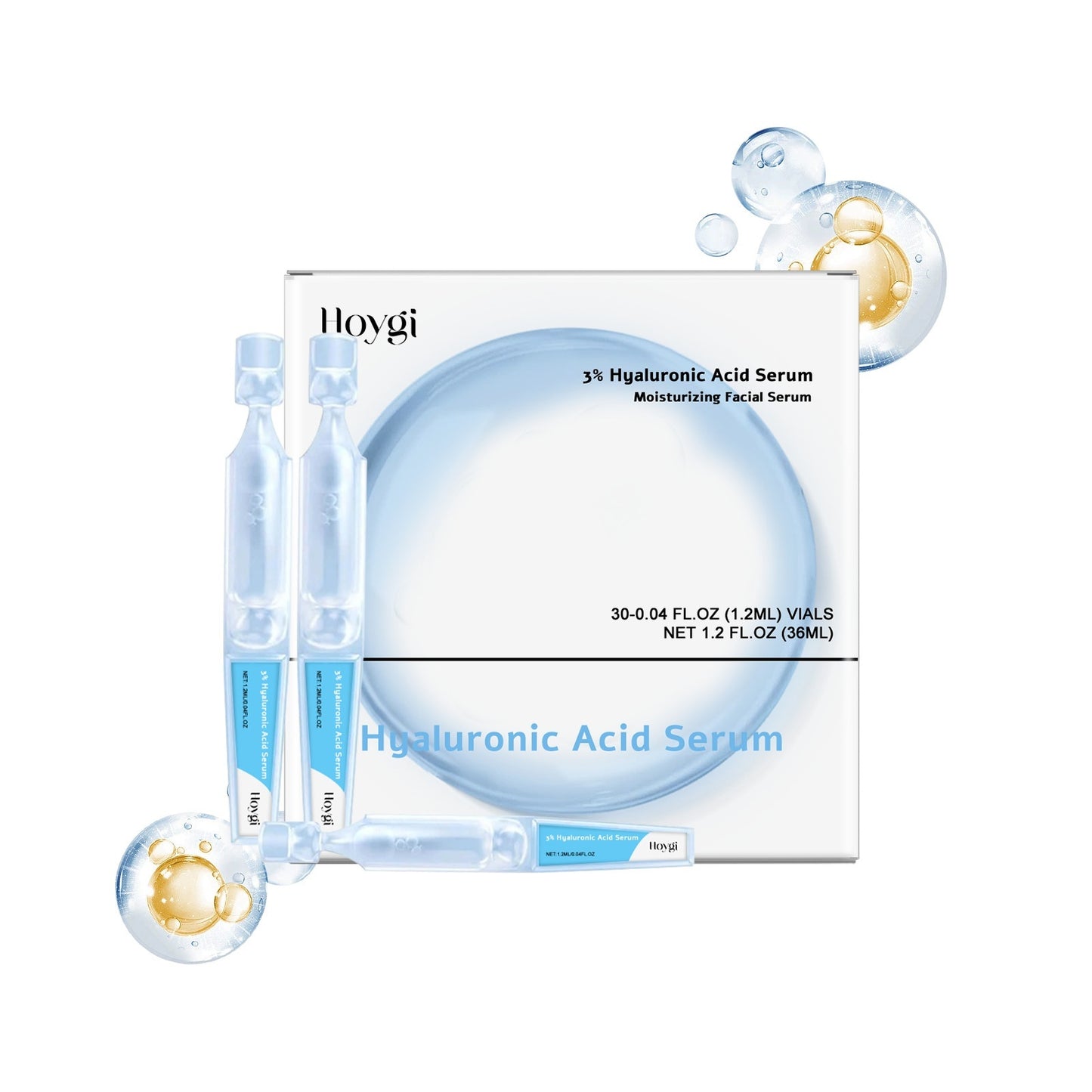 Sérum d'acide hyaluronique WNP 3 en ampoules ultra-hydratantes