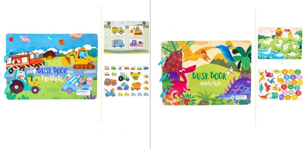 Livre d'activités pour enfants Jouets éducatifs Collage répété