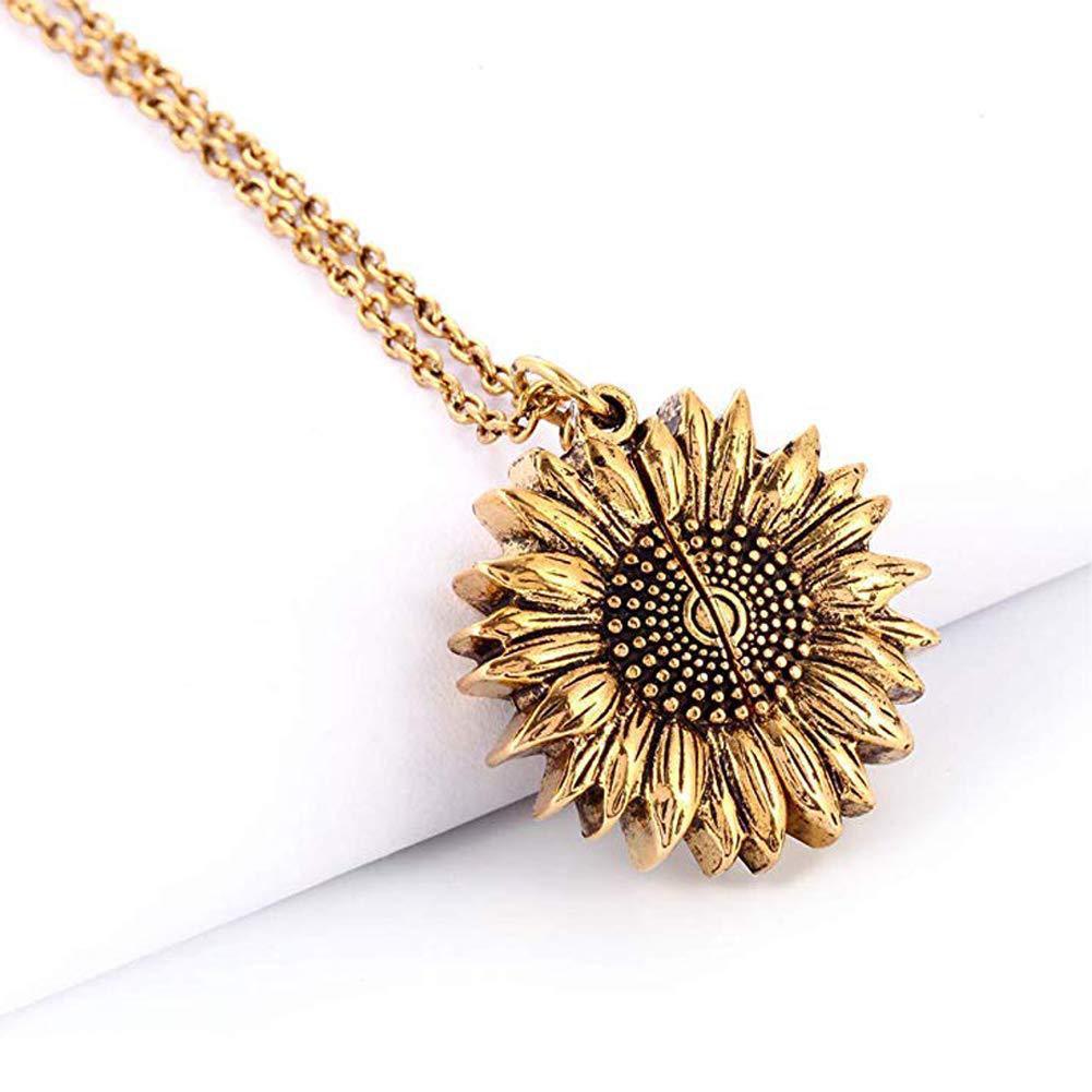 Collier Tournesol Tu Es Mon Soleil Femme Homme