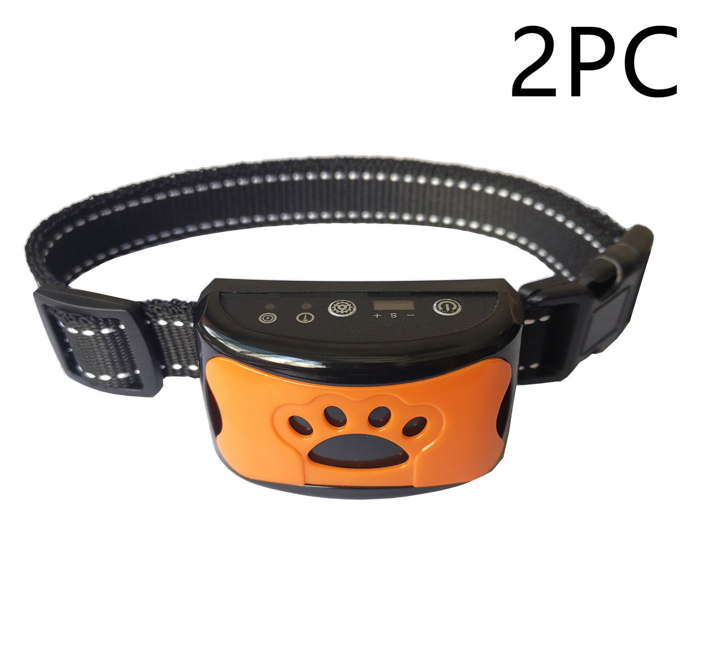 Collier de dressage pour chien étanche, électrique, télécommande pour animaux de compagnie, rechargeable, entraîneur de chiens, dispositif anti-aboiement avec choc, vibration et son.