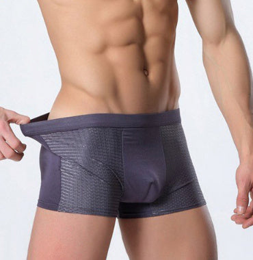 Boxer en maille de sous-vêtements pour hommes en soie glacée