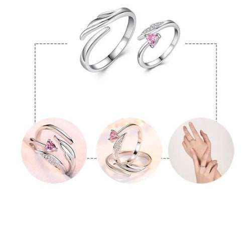 Cadeau Saint Valentin Cœur Élégant Diamant