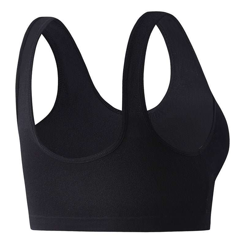 Soutien-gorge de sport à fermeture éclair avant, anti-choc, haute résistance, dos beauté