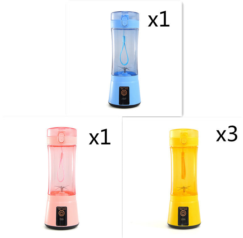 Extracteur de jus de fruits électrique portable sans fil, mixeur mini rechargeable par USB, machine à smoothie multifonction pour l'été, fournitures de cuisine.