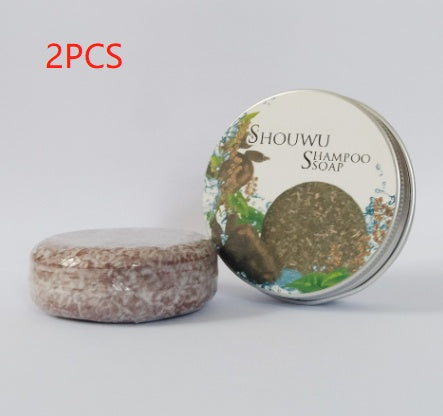 Savon nourrissant en version anglaise sans huile de silicone pour le commerce extérieur, savon au ginseng Polygonum, savon pour cheveux, savon à l'huile essentielle, savon pour cheveux.