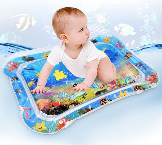 Tapis d'eau gonflable pour bébé, tapis d'eau d'été pour nourrissons, coussin d'eau pour bébés et tout-petits, jouets d'activité d'été, oreillers pour bébés.