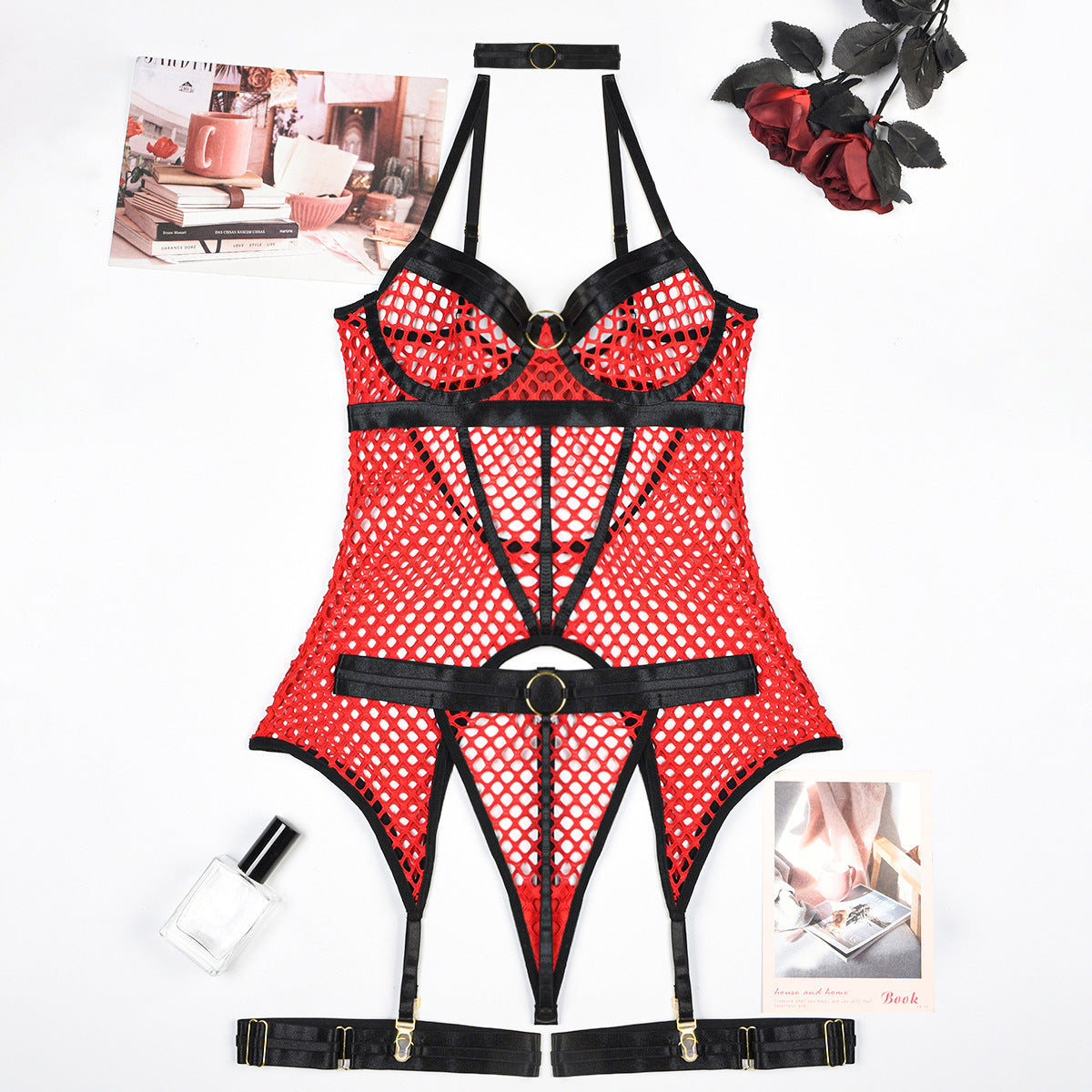 Lingerie sexy une pièce chaude pour femmes