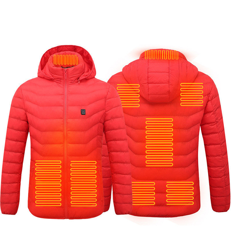 Nouvelle veste chauffante manteau USB veste électrique manteau en coton chauffage vêtements thermiques gilet chauffant vêtements pour hommes hiver