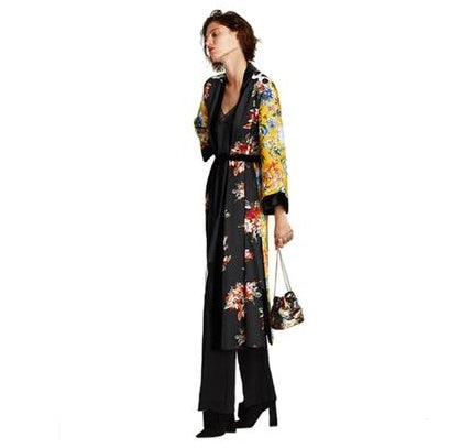 Cardigan kimono imprimé floral sexy vêtements de plage