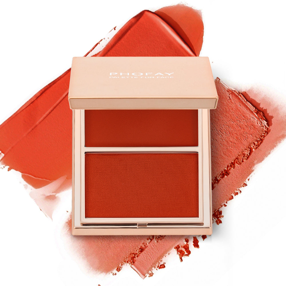 Crème et poudre blush duo PHOFAY Double-Take