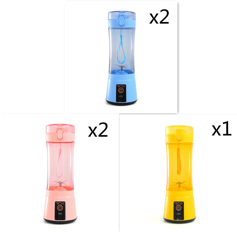 Extracteur de jus de fruits électrique portable sans fil, mixeur mini rechargeable par USB, machine à smoothie multifonction pour l'été, fournitures de cuisine.