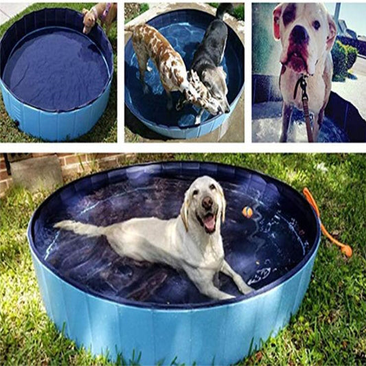 Piscine pour animaux de compagnie, piscine pour chiens, pliable, grands accessoires de bain pour chiens.