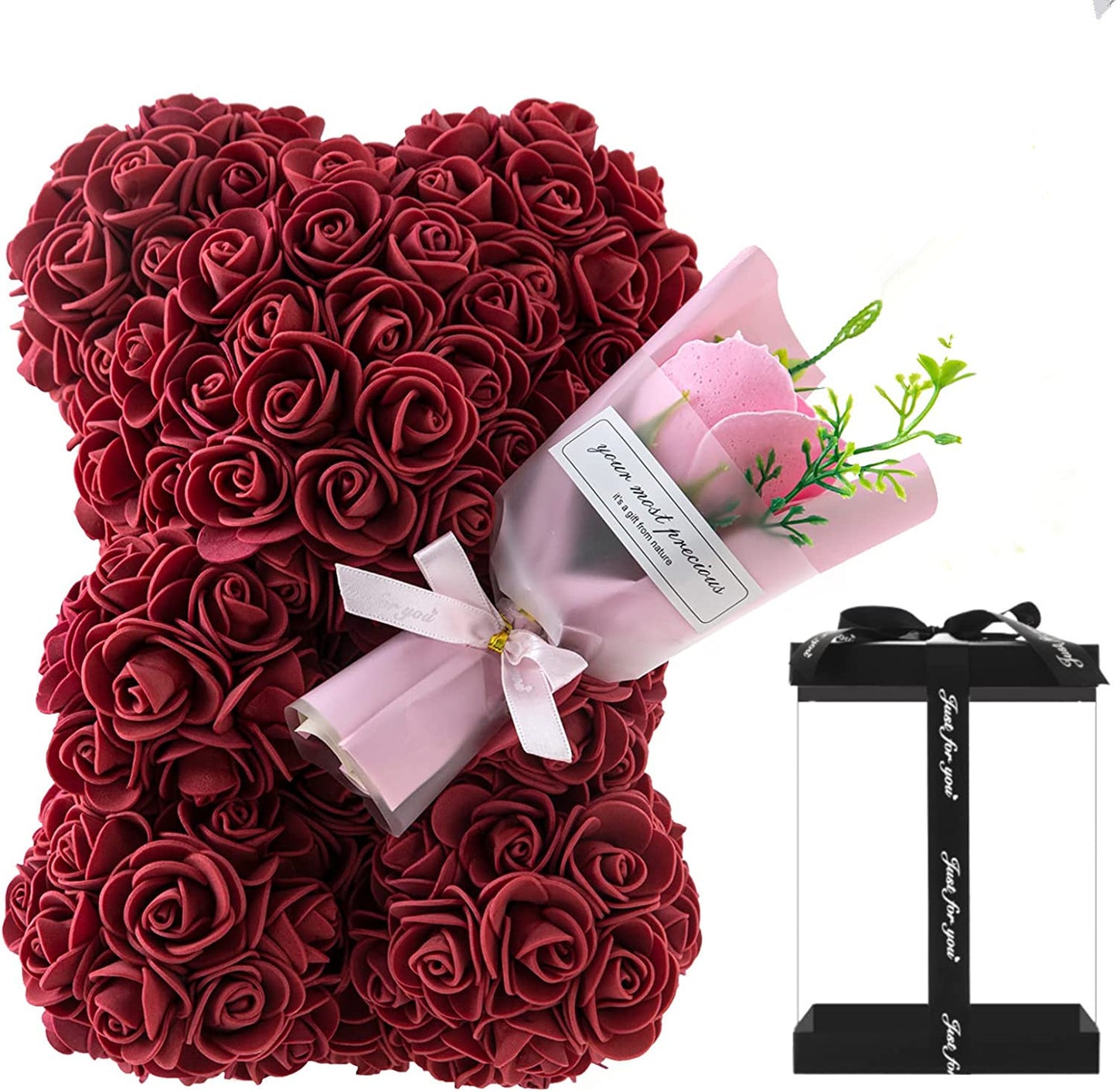 Rose préservée fleur fraîche cadeau d'anniversaire de Saint Valentin pour petite amie