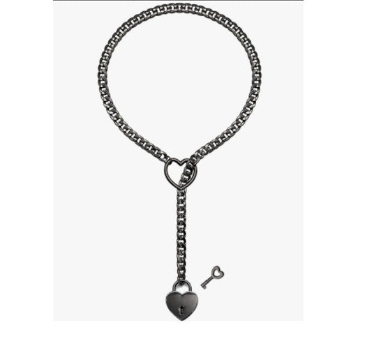 Collier en forme de cœur ajustable cubain