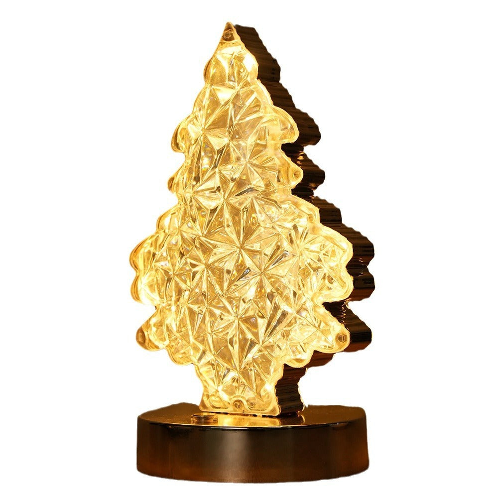Petite lampe de nuit créative à chargement tactile tricolore pour décoration d'intérieur