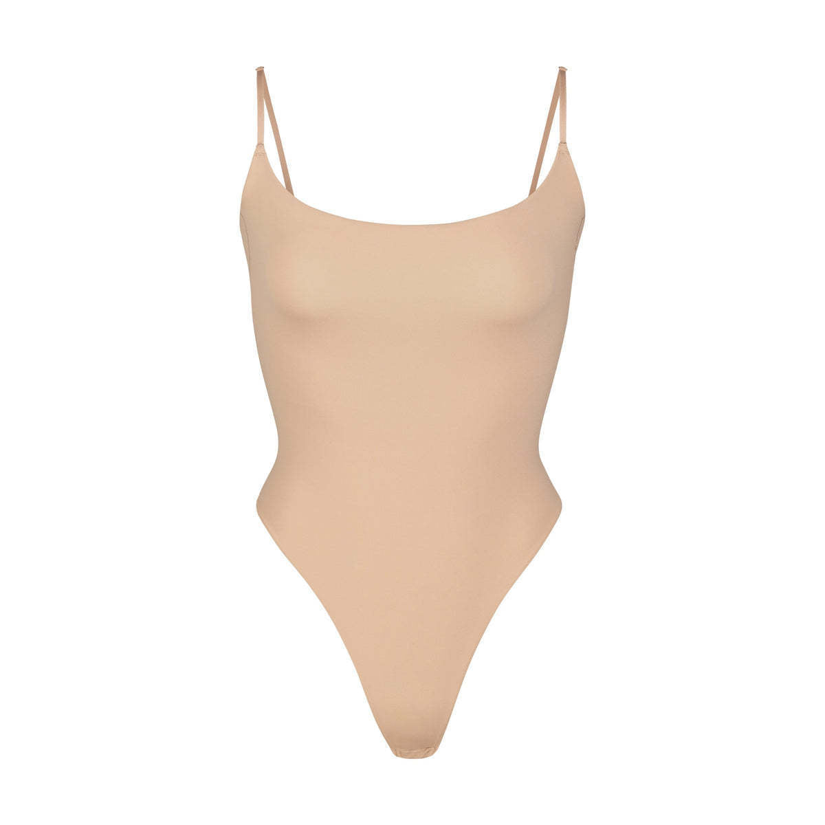 Maillot de bain une pièce moulant et sexy, moulant, épaules étroites, sans manches, sans couture, couleur unie, grande taille