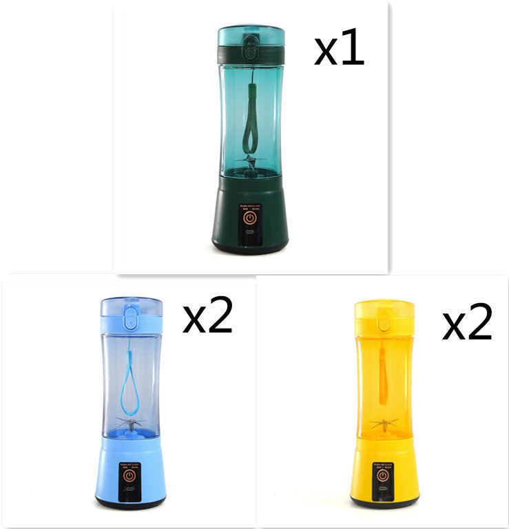 Extracteur de jus de fruits électrique portable sans fil, mixeur mini rechargeable par USB, machine à smoothie multifonction pour l'été, fournitures de cuisine.