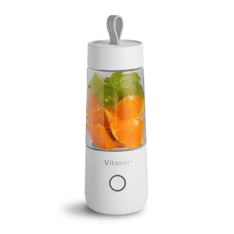 Mixeur à jus électrique portable de 350 ml, rechargeable par USB, pour smoothies et slushies, bouteille de mixeur à jus, gadgets de cuisine avec chargement USB.