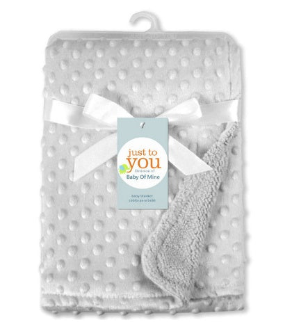 Couverture en polaire à pois pour bébé, enveloppe de nouveau-né, couverture de lit pour bébé.