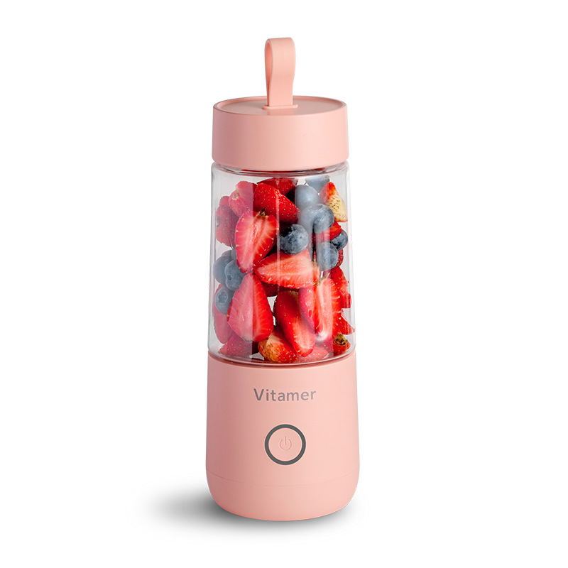 Mixeur à jus électrique portable de 350 ml, rechargeable par USB, pour smoothies et slushies, bouteille de mixeur à jus, gadgets de cuisine avec chargement USB.