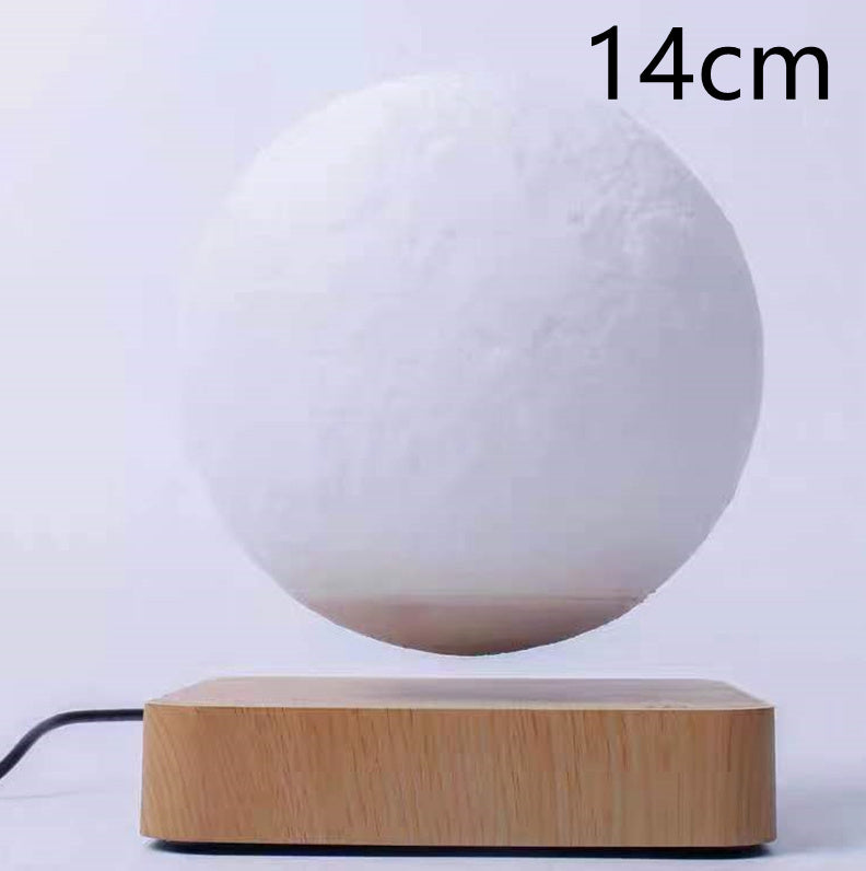 Lampe de table à lévitation magnétique Lumière de lune Imprimante 3D Planète Lumière de nuit