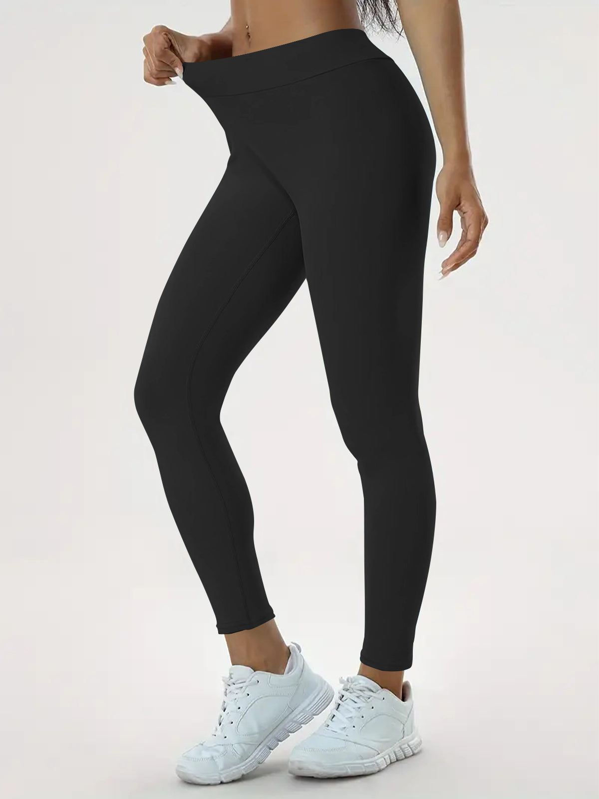 Pantalons de yoga pour femmes taille haute, élévation, haute élasticité, pantalons de fitness ajustés.