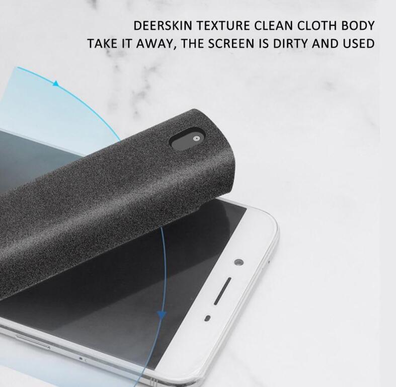 Kit de nettoyage d'écran pour téléphone et ordinateur 2 en 1 pour l'élimination de la poussière d'écran, ensemble de chiffons en microfibre.