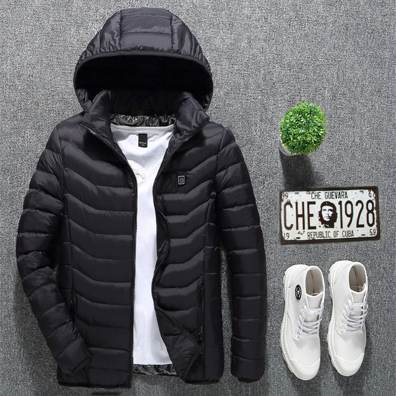 Nouvelle veste chauffante manteau USB veste électrique manteau en coton chauffage vêtements thermiques gilet chauffant vêtements pour hommes hiver