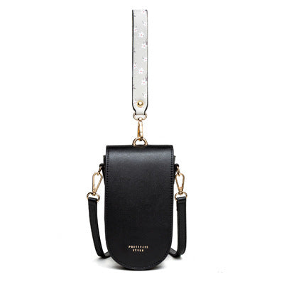 Sac pour téléphone portable version coréenne sac à main multifonctionnel en PU