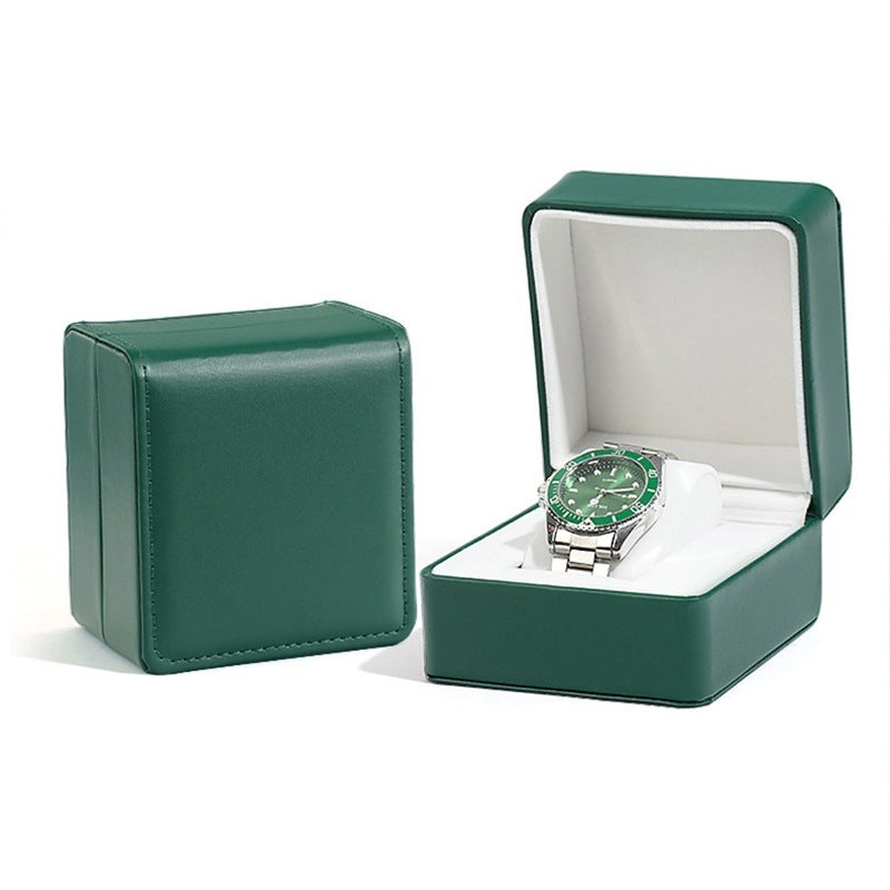 Coffret de rangement pour montre simple en PU de qualité supérieure pour la Saint-Valentin