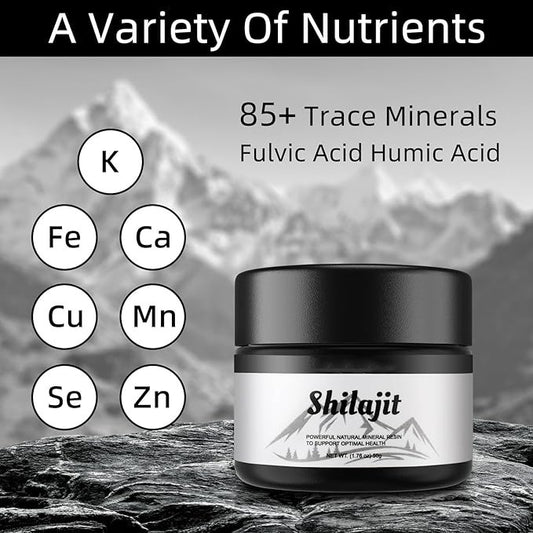 Résine Shilajit biologique pure de l’Himalaya