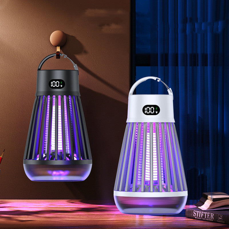 Lampe anti-moustiques à affichage numérique, piège à moustiques par choc électrique, lumière piège à insectes sans radiation, répulsif à insectes pour chambre à coucher, gadgets d'été pour l'extérieur.