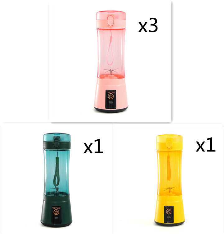 Extracteur de jus de fruits électrique portable sans fil, mixeur mini rechargeable par USB, machine à smoothie multifonction pour l'été, fournitures de cuisine.