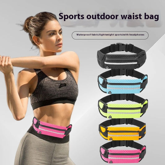 Sac de taille de sport anti-vol mobile, ajusté, invisible et respirant.