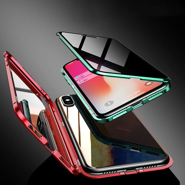 Coque de téléphone anti-regard, coque de protection magnétique, verre de confidentialité magnétique pour téléphone.