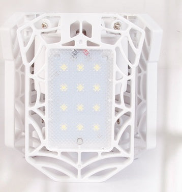Lumière de garage à lampes déformables générales, radar, lampe industrielle pour entrepôt, éclairage domestique à haute intensité.