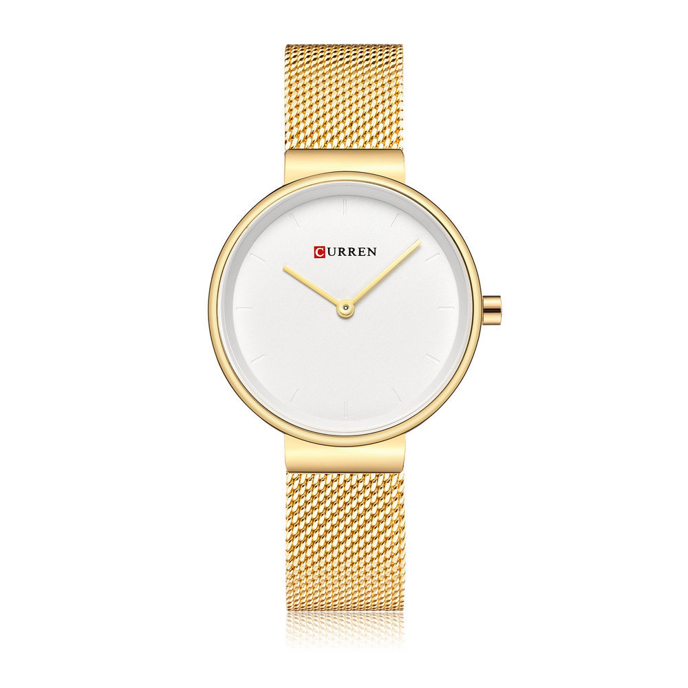 Montre à quartz nouvelle mode pour femmes avec bracelet en maille, montre de poche décontractée pour les affaires.