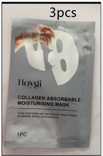 Masque Bio Collagène Véritable Profond, Masque de Collagène de Nuit, Masque de Soins du Visage au Collagène Hydratant Anti-Âge