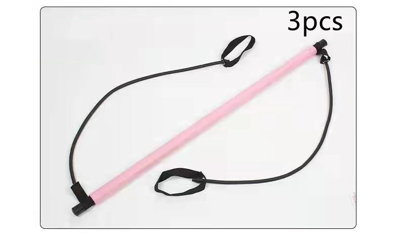 Bâton d'étirement Pilates Yoga Home Stretch Training Puller Bâton de fitness multifonctionnel