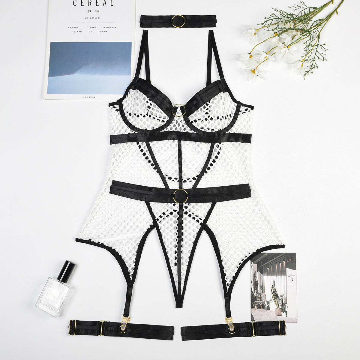 Lingerie sexy une pièce chaude pour femmes