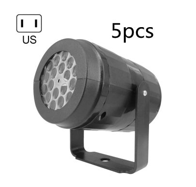 Lumières de fête de Noël, projecteur de flocons de neige, lumière LED, lumière de scène, motif de Noël tournant, éclairage de vacances en extérieur, décoration de jardin pour Noël.