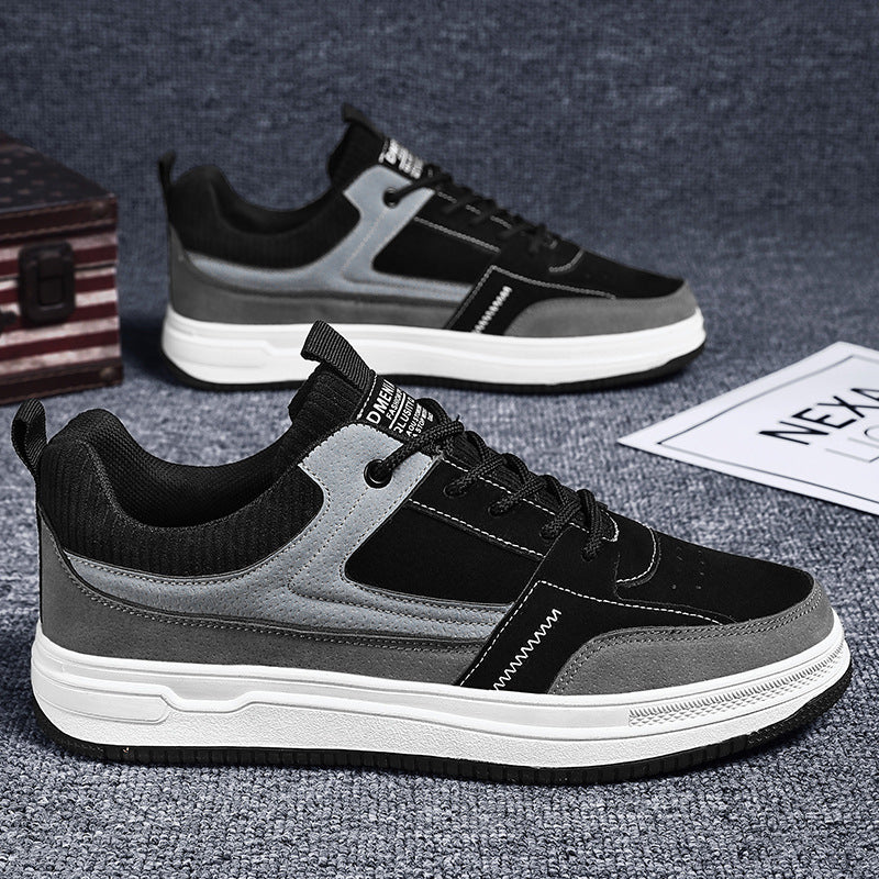 Chaussures de sport décontractées à semelle épaisse et résistantes à l'usure à tige basse