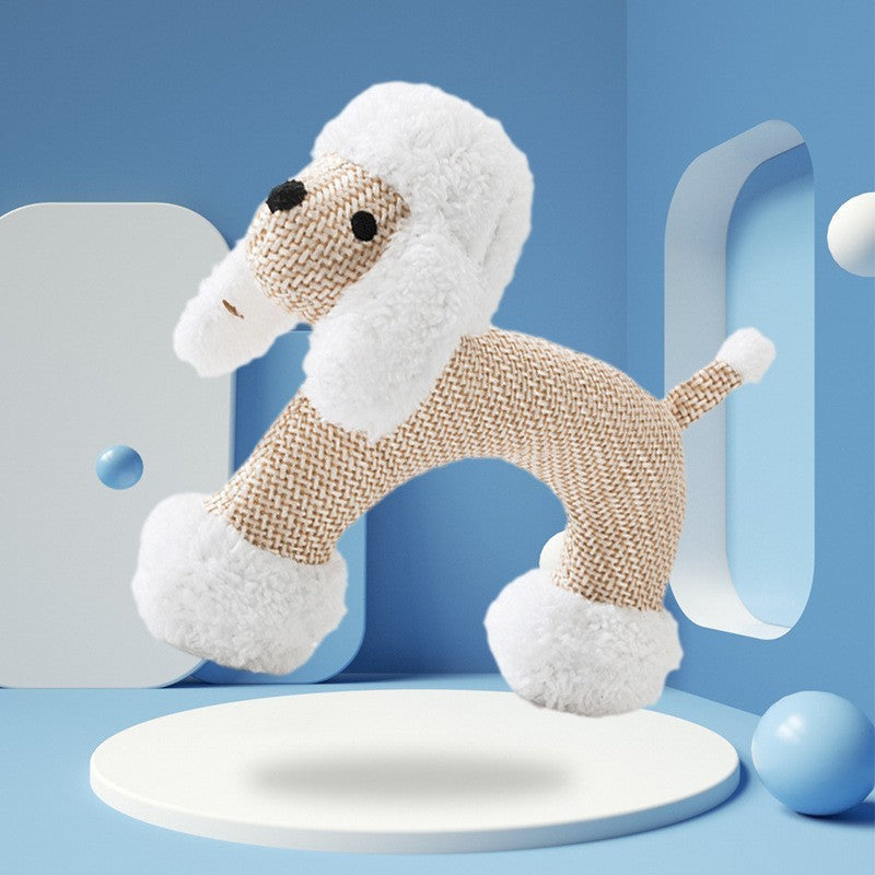 Jouet en peluche sonore pour chien avec des molaires soulageant l'ennui, produits pour animaux de compagnie.