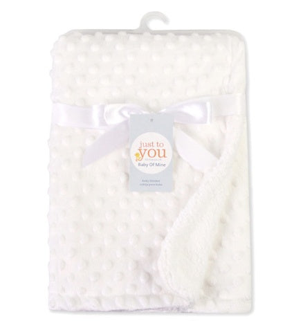 Couverture en polaire à pois pour bébé, enveloppe de nouveau-né, couverture de lit pour bébé.