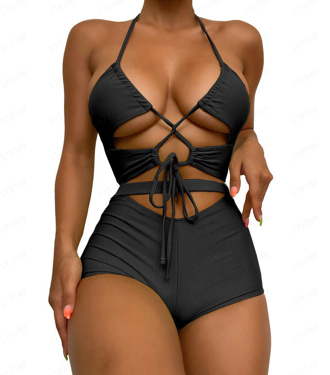 Maillot de bain femme Solid Sexy String