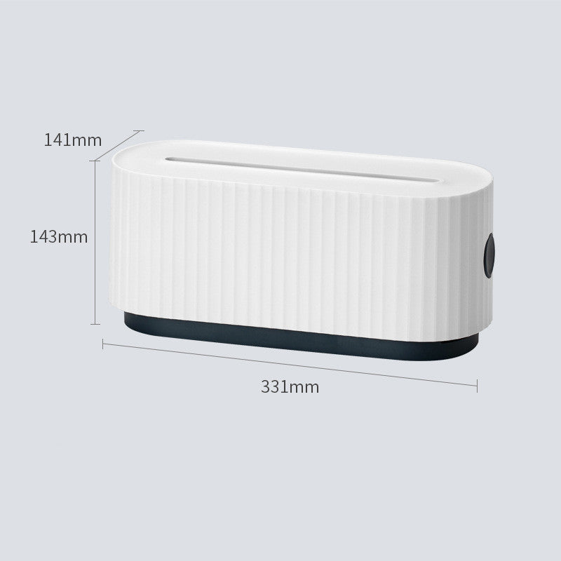 Boîte de rangement pour câbles de multiprise, organisateur de prises de chargeur, boîte de stockage de lignes réseau, gestion des câbles de chargeur, anti-poussière.