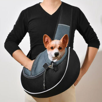 Sac à bandoulière portable pour femmes, conçu pour transporter des animaux de compagnie, adapté pour les chiens et les chats.