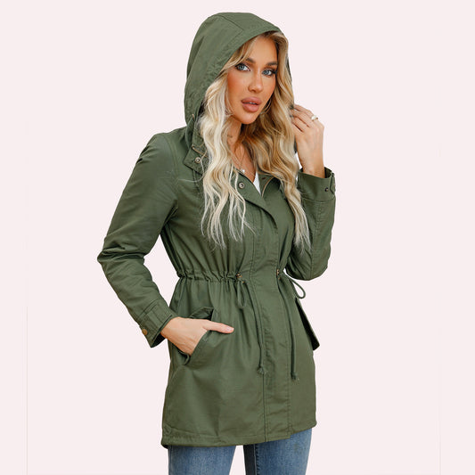 Nouveau manteau anorak en coton pour femmes, printemps et automne.