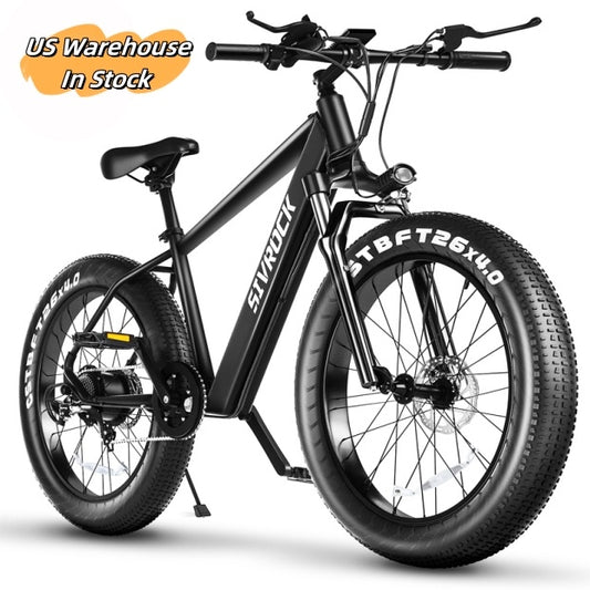 Vélo électrique professionnel pour adultes, vélo de montagne électrique à pneus larges de 26 x 4,0 pouces, moteur de 1000W, 48V 15Ah, conçu pour les randonnées, les excursions et les trajets quotidiens, certifié UL et GCC.