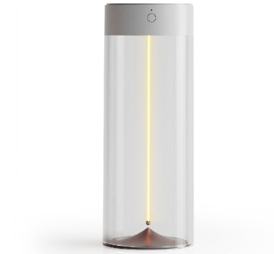 Nouvelle lampe de camping LED rechargeable Type-C portable, lumière nocturne avec haute transparence et anti-chute, lumière d'atmosphère créative.